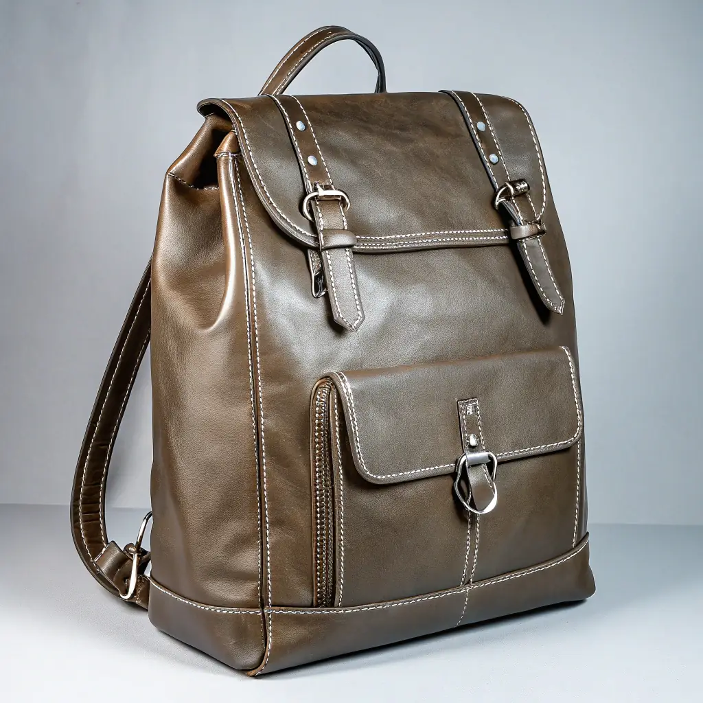 Leather Backpack - Michael Kors